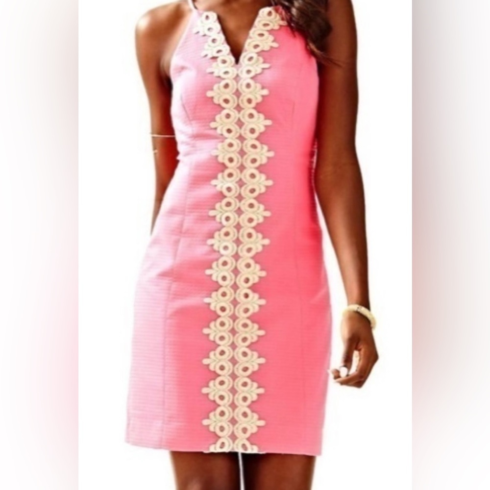 Lilly Pulitzer pearl shift dress size 8